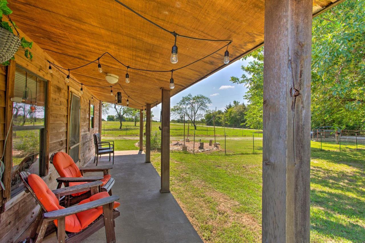 Texas Cabin On 130 Acres Walk To Lake Ray Roberts Collinsville Bagian luar foto